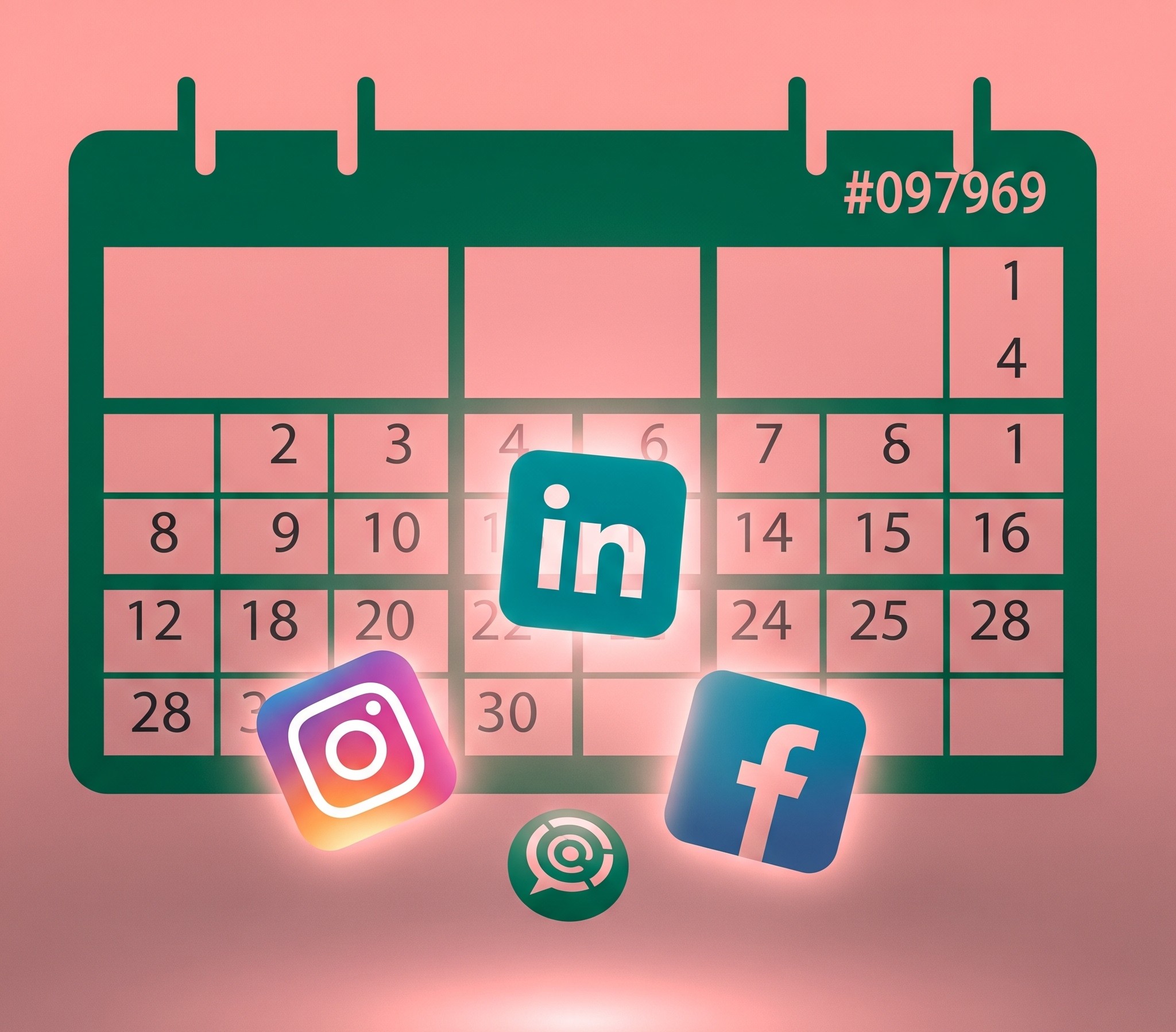 Stylized image for social media